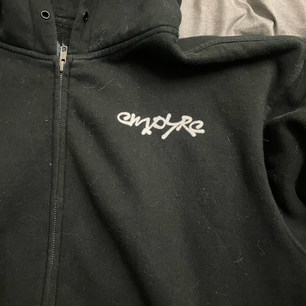 Black Empire Zip-Up Hoodie